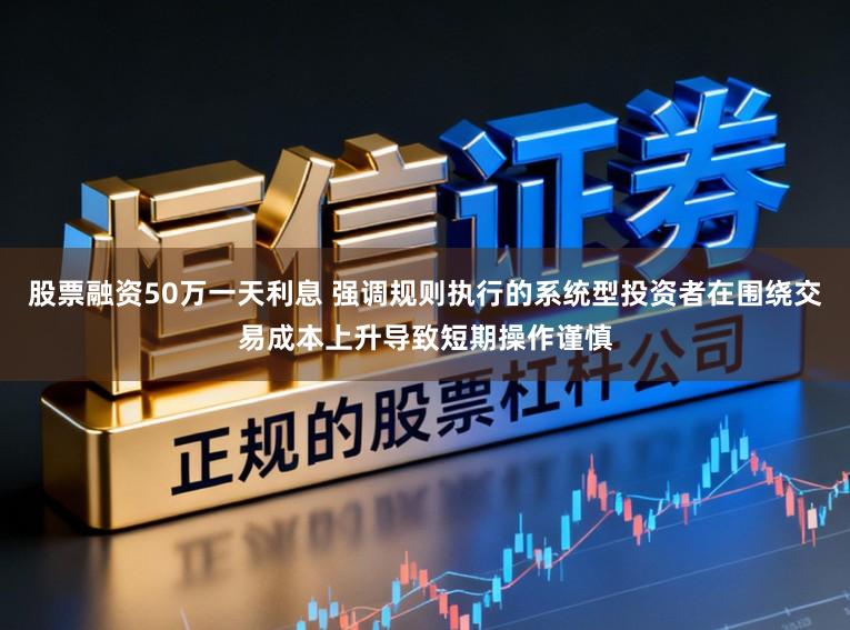 股票融资50万一天利息 强调规则执行的系统型投资者在围绕交易成本上升导致短期操作谨慎