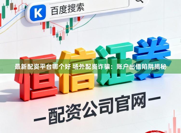 最新配资平台哪个好 场外配资诈骗：账户出借陷阱揭秘