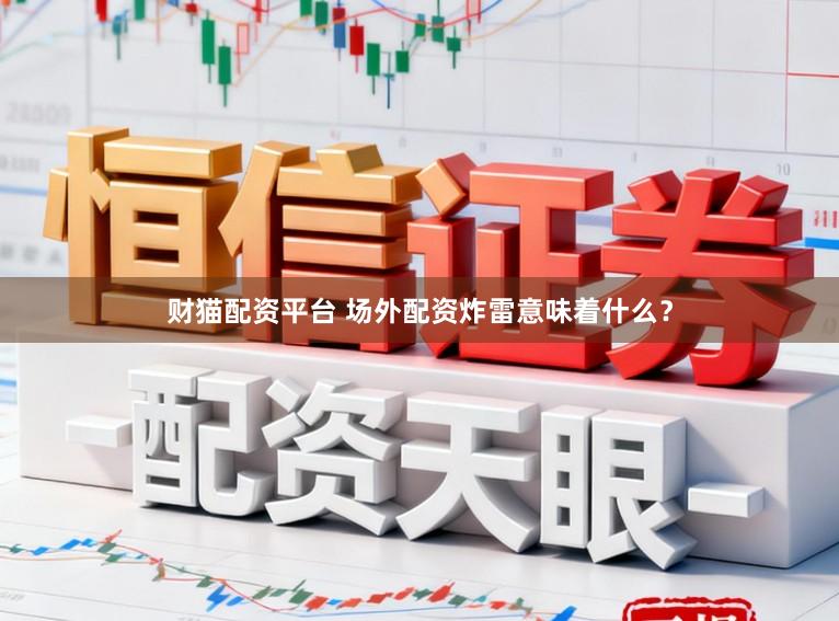 财猫配资平台 场外配资炸雷意味着什么？