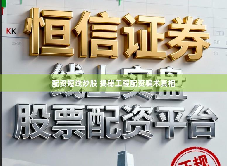 配资短线炒股 揭秘工程配资骗术真相