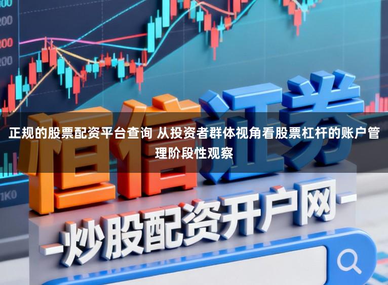 正规的股票配资平台查询 从投资者群体视角看股票杠杆的账户管理阶段性观察